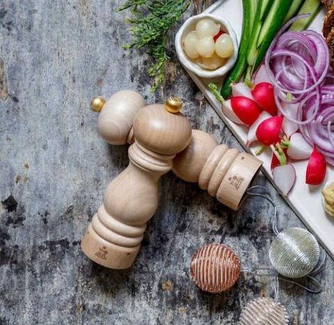 Paris Salt & Pepper Mill - Natural Wood
