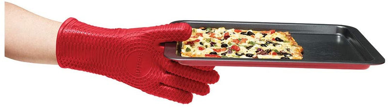 Oven Glove Silicone Red
