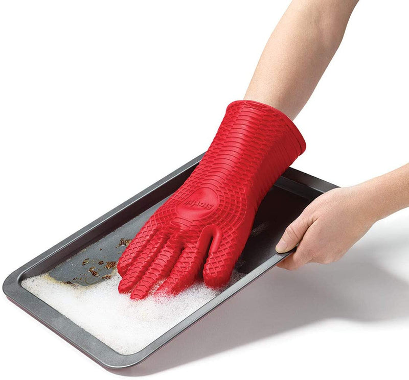 Oven Glove Silicone Red
