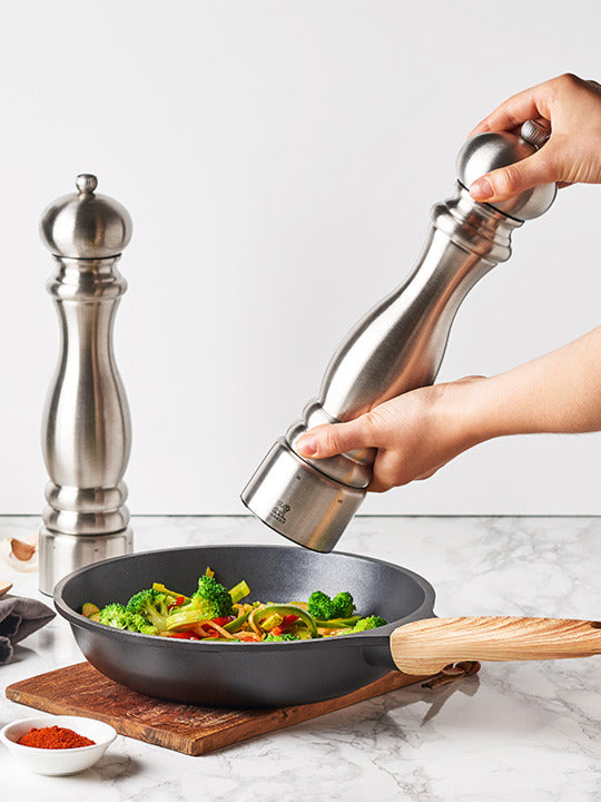 Paris Chef Salt & Pepper Mill -  Stainless Steel