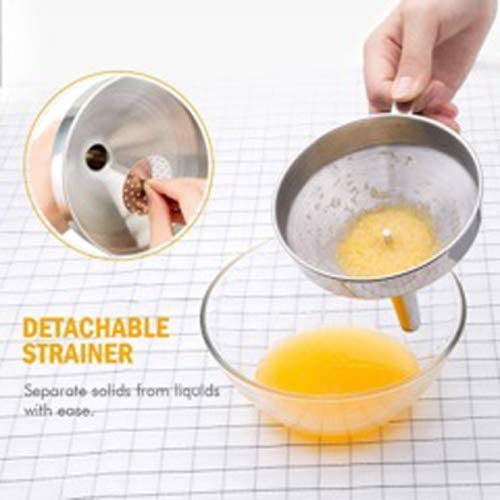 Funnel w/ Removable Strainer