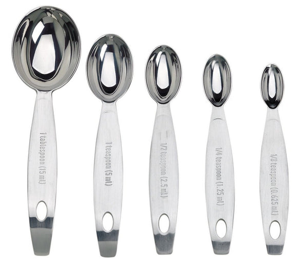 Measuring Spoons 5pc - Stainless Steel